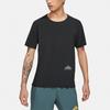 Nike Mesh Panel Loose Sports Short Sleeve T-Shirt Men Tops Black CZ9051-010