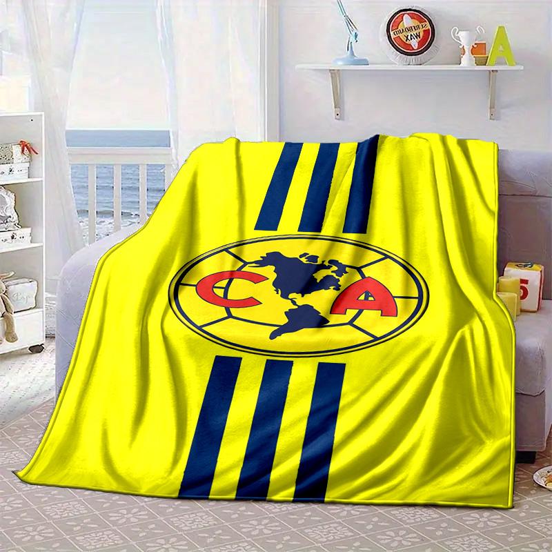 Club America Emblem Portable Blanket/Soft Blanket Bedding Blanket Suitable for Travel Camping Living Rooms Offices Sofas Fan Gifts