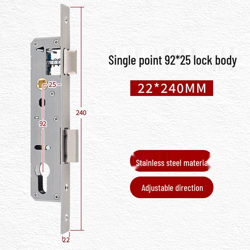 Smart Stainless Steel Fingerprint Lock - Broken Bridge Aluminum, Single/Multi-Point, Alloy Door Lock (8535, 8520, 8530)