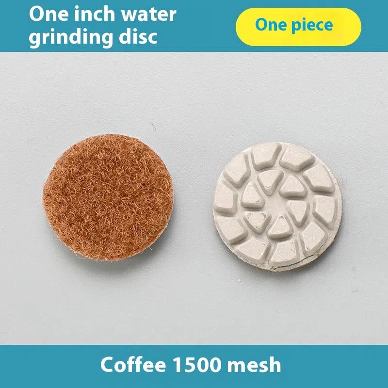 

25 мм Мини Алмазные Полировальные Пады Мрамор Гранит Шлифовальный Круг Тонкая Полировка Самоклеящийся Гибкий Смоляной Шлифовальный Диск 1500mesh