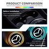 For Mazda Colorful Car Coaster LED Water Cup Pad Luminous Light Mat 3 6 CX5 2 CX3 CX9 MX5 RX8 Axela Demio Atenza MS