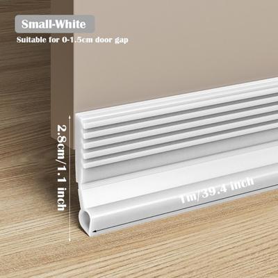 Professional Soundproof Door Bottom Sealing Strip Insect Prevention PVC Draught Excluder Home 100cm Weather Stripping Bedroom