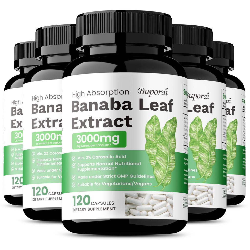 Buporai Barnabas Leaf Dietary Supplement, containing barnabas leaf extract, 3000mg high content, for daily nutritional supplementation