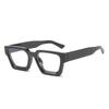 square thick-edged glasses frame, European and American fashion ins glasses, retro trend anti-blue flat glasses