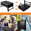 2026New Portable BBQ Charcoal Grill Stainless Steel Small Mini BBQ Tool Kit Outdoor Cooking Camping Picnic Beach Portable BBQ