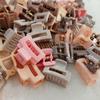 20Pcs Small Hollow Hair Claw Clip for Women Girls Mini Crab Clips 1 Inch Sweet Horsetail Hairpins Girs Hair Accessories