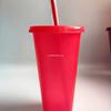 1PCS Flash Powder Tumbler with Straw Reusable Hard Plastic Cups for Party Girl BPA FREE Water Bottles Wholesale Holiday Gifts