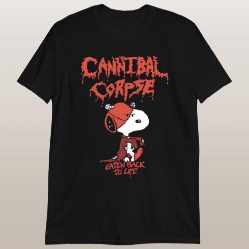Snoopy The Peanut Canibal Corpse Back To Life TShirts S