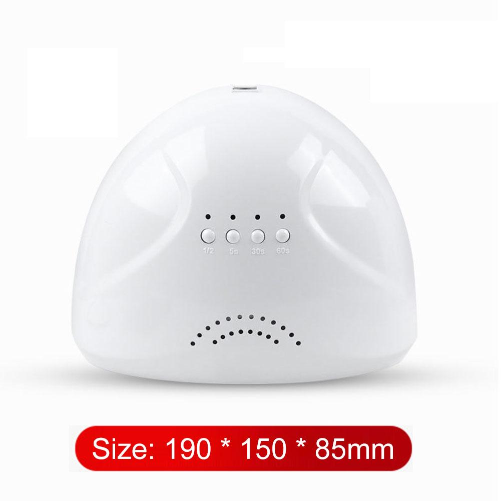 48W 4-Gear Timing UV LED Lamp ABS Manicure Phototherapy Nail Polish Dryer Lights Polish Gel Quick Drying Machine