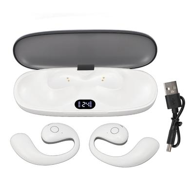 Wireless Earbuds Bluetooth 5.4 Sports Earphones with LED Power Display 42H Playtime for Cycling Running Workout White