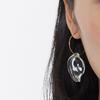 BIMBA Y LOLA [24SS] BIMBA Y LOLA Resin Shell Hoop Earrings B245AIW023IVF
