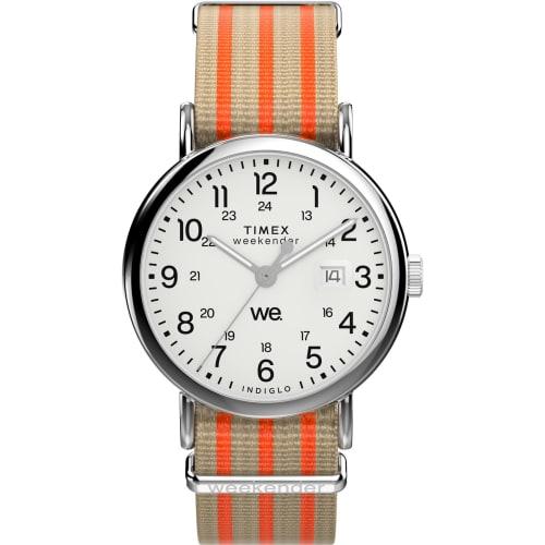 

TIMEX Weekender Унисекс Часы TW2Y08900 Кварцевый механизм, Водонепроницаемость 50 м, Минеральное стекло, Белый циферблат, Латунь