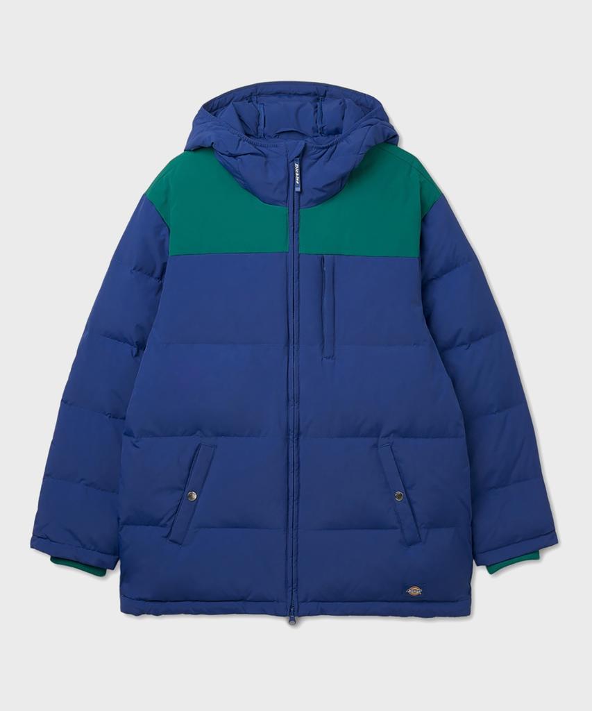 Dickies Relaxed Color Block Padded Jacket Sodalite Blue