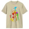 Vintage T Shirt Summer Alan Becker Gaming Figting Fashion TShirts  Pure Cotton Tee Shirt for Unisexs Y2K Funny Clothing