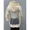 Autumn and Winter New Women's Fashion Solid Color Backless Hollow Mesh Hooded Sweatshirt Sweatshirt