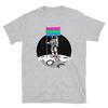 LGBT Pride Polysexual Flag Astronaut Moon Landing Short-Sleeve Unisex T-Shirt