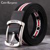 Canvas Belt Men'S Belt Casual Canvas Belt Casual Business Cowhide Pin Buckle Men'S Canvas Belt
