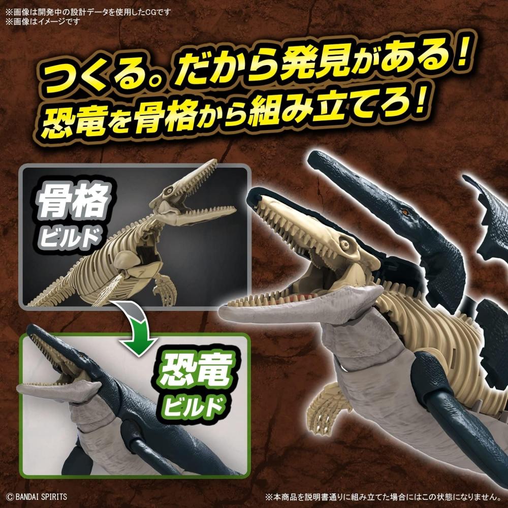 Bandai Spirits  Bandai Spirits  Planosaurus Mosasaurus Color Coded Plastic Model 2639638