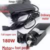 מנוע מכונת תפירה חשמלי בסגנון וינטג' 250W עם דוושת רגל 180W, חוט נחושת מלא, לתפירת בגדים ביתית.