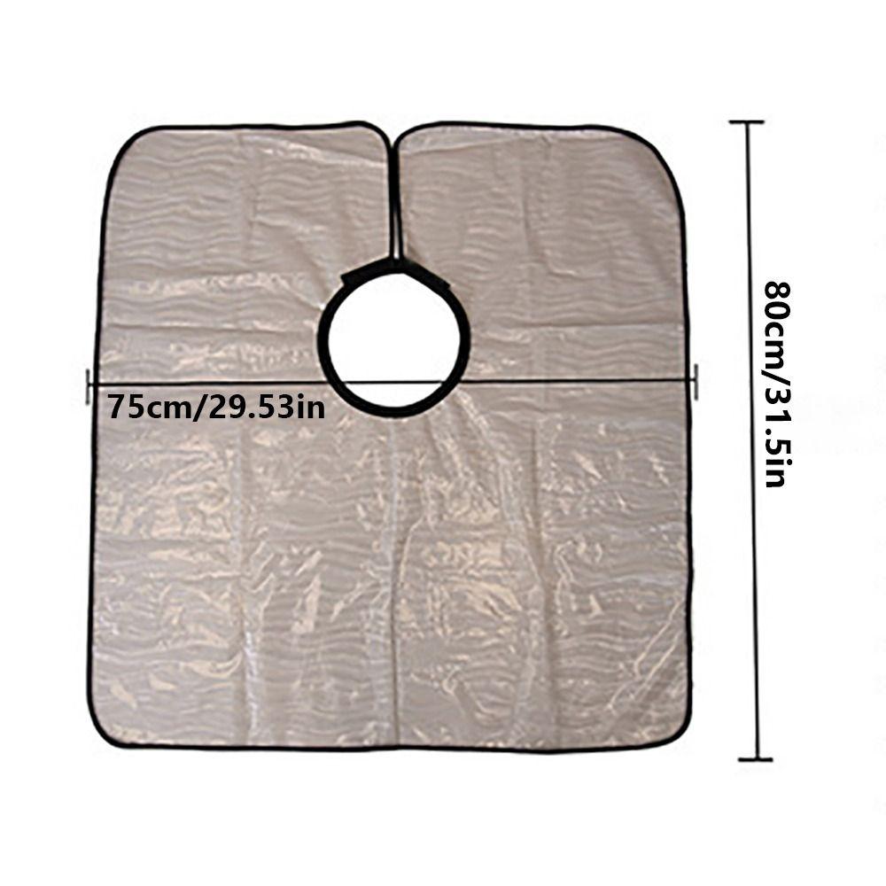 Praktischer wasserdichter Friseursalon-Umhang Wiederverwendbar Verstellbar Haarschneideumhang Friseurzubehör Haarfärbe-Schürze Färben von Haaren