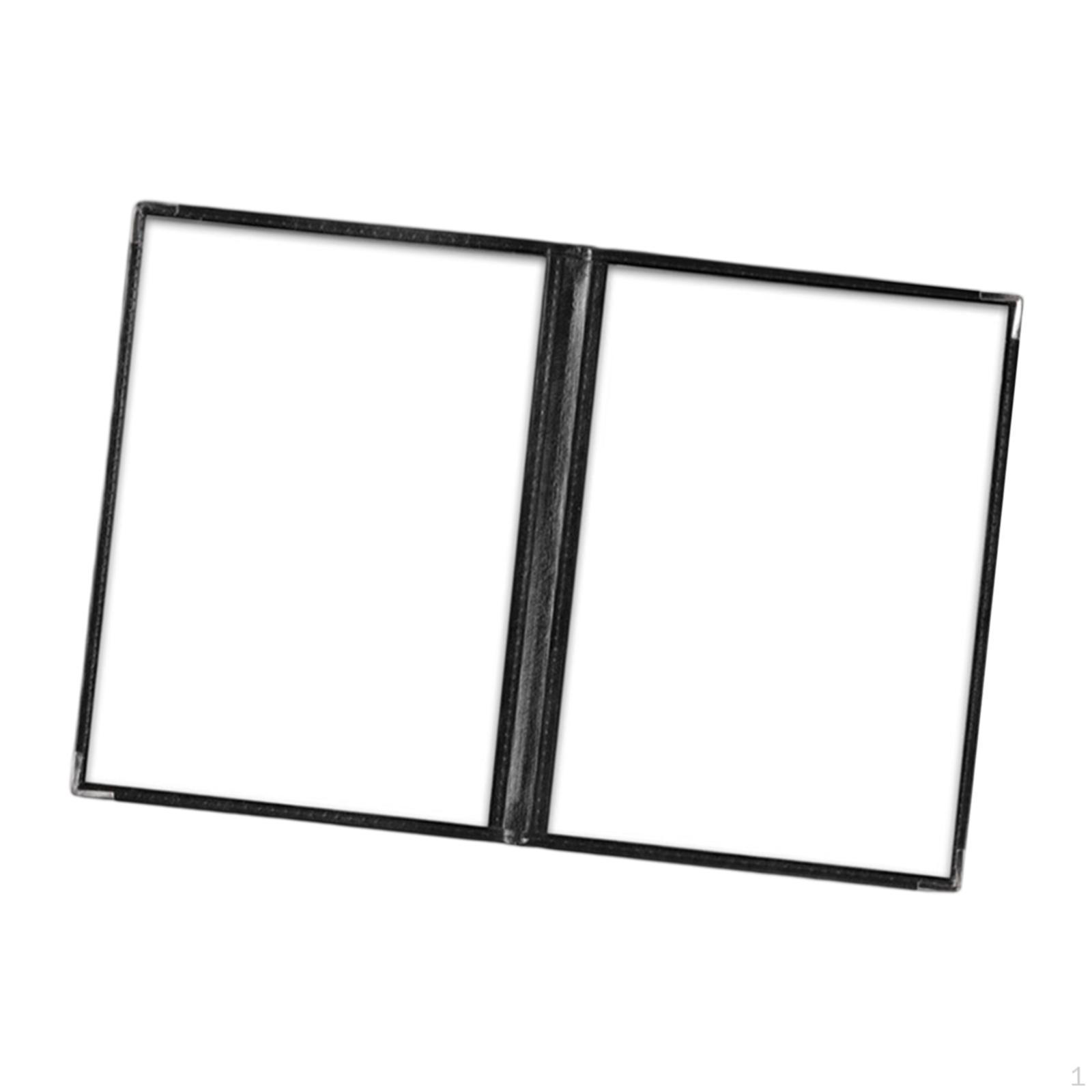 

Обложка для меню ресторана 23 X 32 см, практичная и прозрачная ПУ кожа, для еды, напитков, бар-кафе. 2 Page 4 View