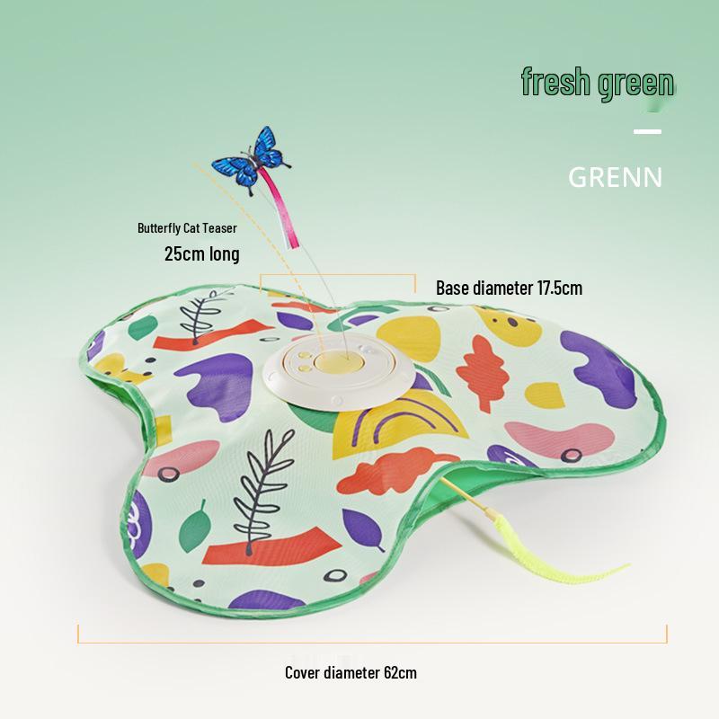 Умная электрическая дразнилка для кошек: Автоматическая инфракрасная сенсорная игрушка-вертушка для самостоятельных развлечений