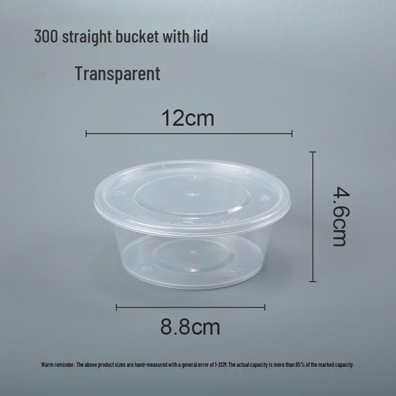 Disposable Plastic Takeaway Soup Bowls with Lids