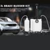 Motorcycle Brake Bleeder 3L Capacity 4 Size Adapters Automatic Suction Tool Brake Oil Service for Garage Maintenance