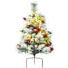 2025 Christmas Tree Ground Stake: Green, Curved Neck Tree for Outdoor Holiday Decorations and Arrangements