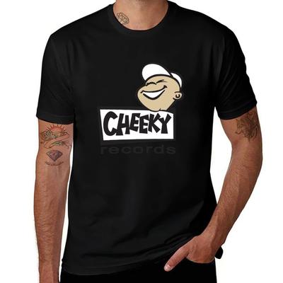 Cheeky Records Tshirt Basic Short Sleeve For Men Tshirt
