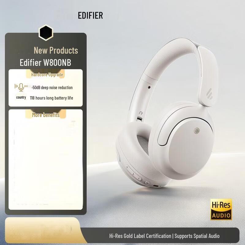 Edifier W800NB Active Noise Cancelling Wireless Headphones