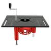 Upgrade Precision Router Lift System and Aluminum Router Table Insert Plate - Wood Router Lift Base for Working Benches DIY Tool