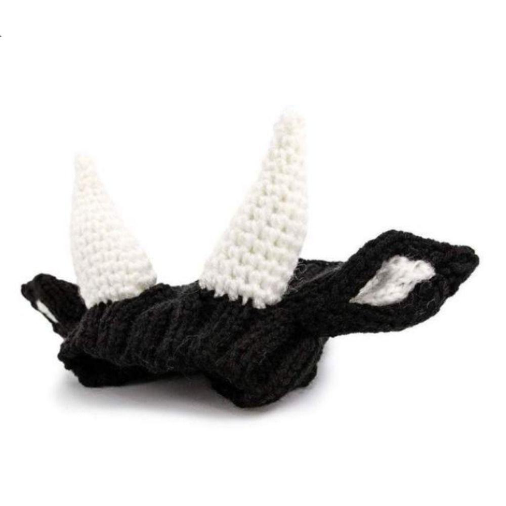 Dinosaur/Brown Bear Halloween Knitted Pet Hat Soft Deer/Black Bull Shape Rabbit Ear Dog Hat Breathable Wool Knitted Puppy Cap