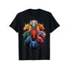 European Sizes Dragon Lovers T-Shirt for Men & Women - Short Sleeve Round Neck Tee with Dragon & Dragon Egg/Elder