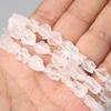 20 pcs 7-11MM Transparent Natural White Clear Crystal Quartz Beads Mineral Semi-precious Stones Bead For Diy Jewelry Making Bulk