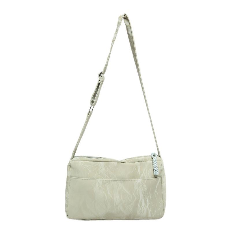 Soft Leather Large Capacity Artistic Shoulder Bag Korean Commuter Underarm Bag Fashion Relaxed Tote Bag Women