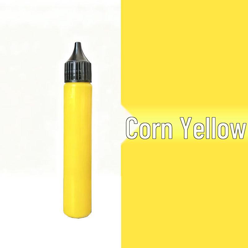 

Набір барвників для свічок 30 мл - 12 кольорів для розпису та декорування свічок своїми руками, пігменти для воску жовтий/кукурудза кольору