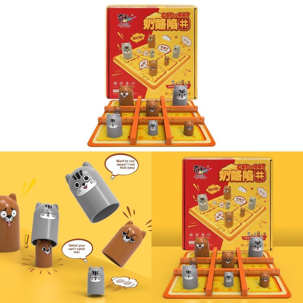 Cheese Trap Kids Board Game With Abs Material For Brain Development And Parent Child Interaction