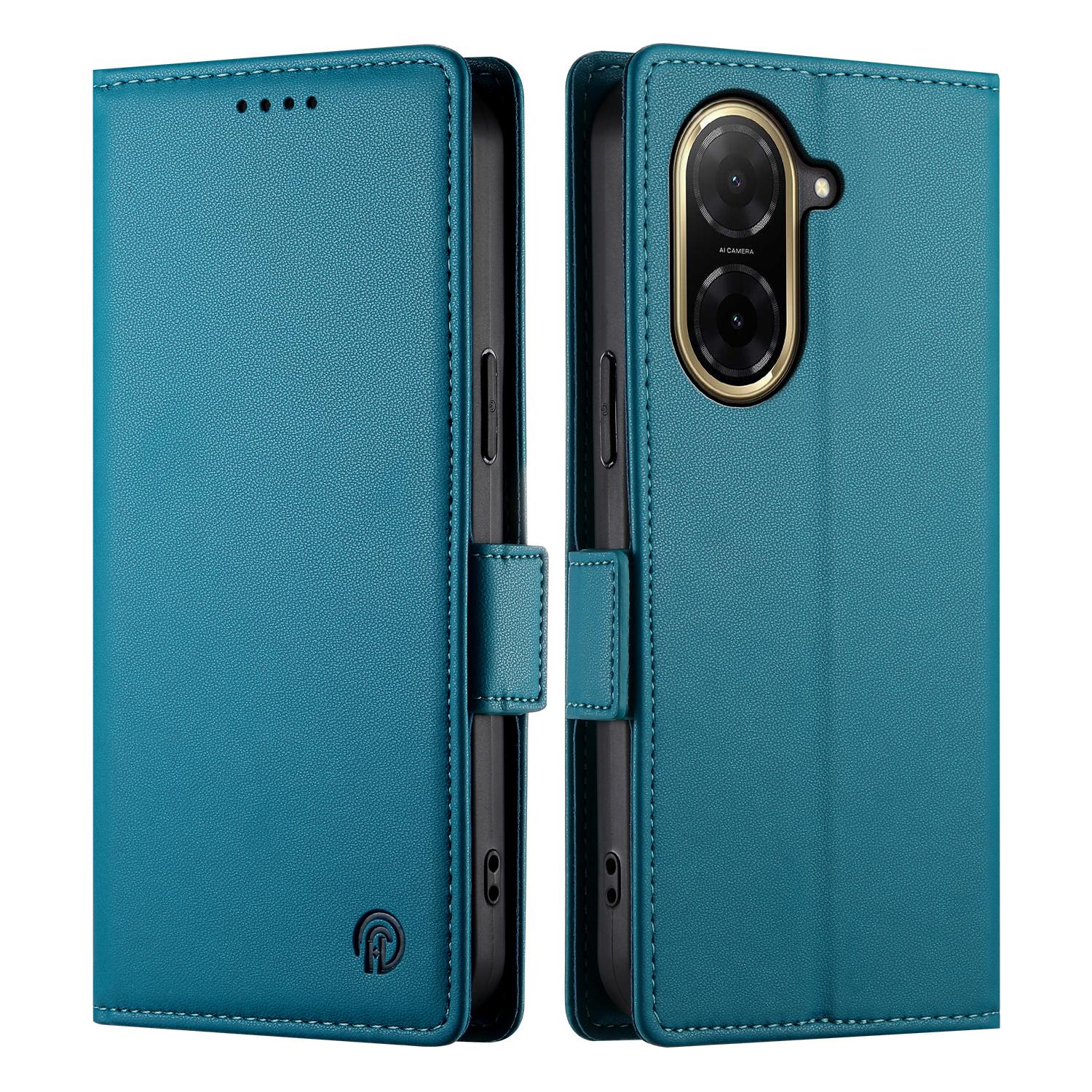 

Для Xiaomi Redmi A5 4G (171.7мм)/Чохол-підставка для Poco C71 4G, гаманець з PU шкіри, чохол для телефону Blue