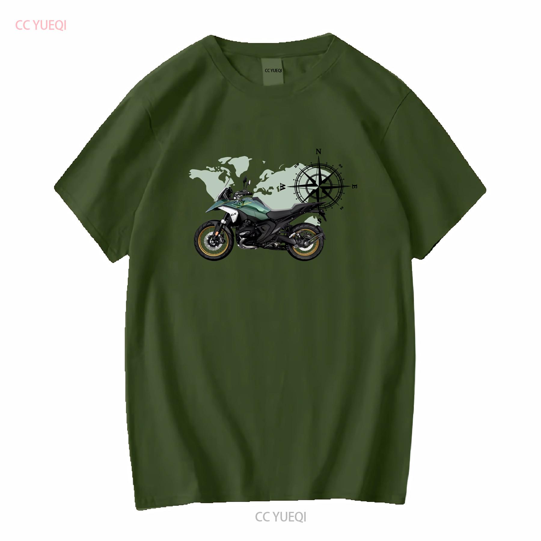 

For R 1300 GS fans Motorcycle T shirt 1300GS Biker long or short sleeves vintage Washed Versatile Top For Everyday Wear graphic L