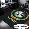 Custom Name Maccabi Football Crest Rug for Living Room, Game Rooms, Office, Bedroom, Floor Mat Playful Design, fan gifts Christmas decor