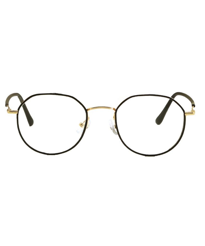 MAISON MASTER Heritage Round Glasses (Black Gold)