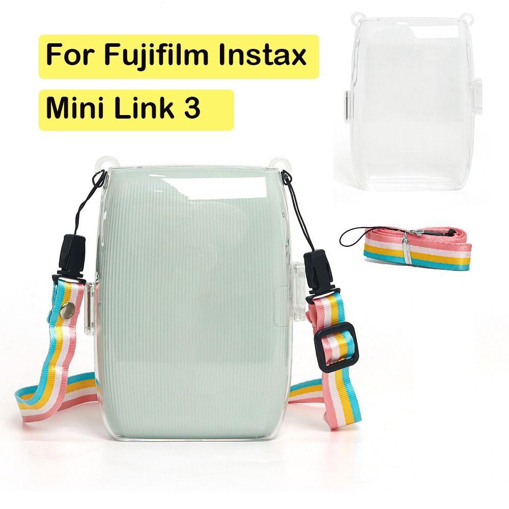 Transparente Tragetasche für Drucker mit Schultergurt und Abdeckung für Fujifilm Instax Mini Link 3