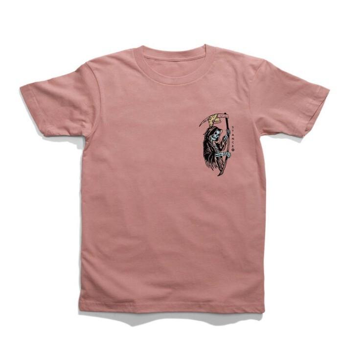 Stance The Crew T Grim Pizza T-Shirt sz XL Grim Reaper Eclectic S разноцветный