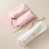 Folding Straightener Storage Pouch Silicone Heat Resistant Mat Hair Curler Storage Bag Make Up Bag