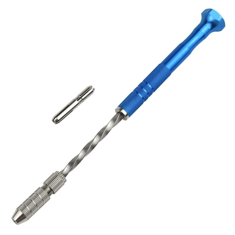 

Semi Automatic Drill Hand Drill Pin Vise Driller Steel Push Drill Tools for Wood Jewelry Craft Multifunctional 1