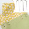 100/200Pcs Double Blocking Pin Straight Pins Fork Pin Needlecraft Pin for Sewing Fabric Quilting Project Jewelry Display