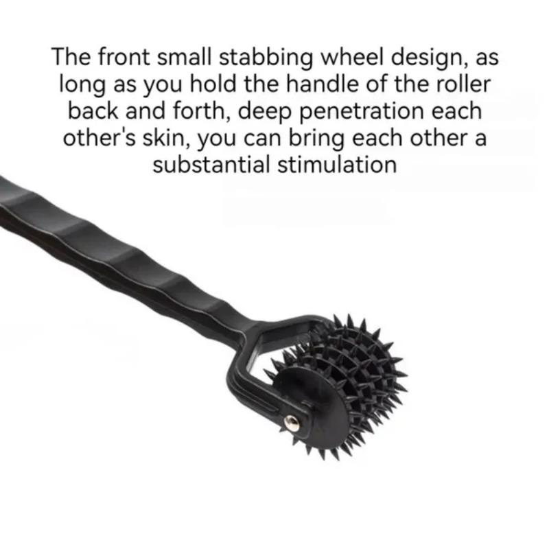 Herramienta de masaje de rueda simple/doble, rodillo de estimulación erótica alternativa, masaje de labios y pezones para hombres y mujeres, masturbador orgásmico