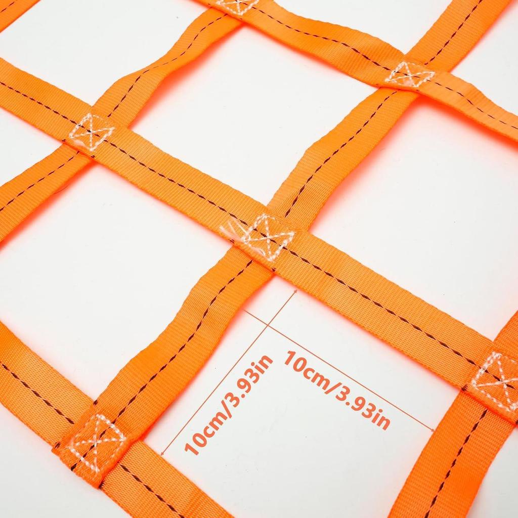 Cargo Lifting Net Sling Hoisting Net Resistance for Heavy Objects Construction Moving Towing Hoisting Work Load Capacity 661Lbs