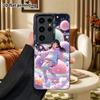 Phone Case: 2D Flat Samsung Galaxy A34 A35 M05 M06 S20 S22 S21 FE Plus 5G Protective Case, Couples Style, Dreamy Space Girl, Christmas and Halloween G